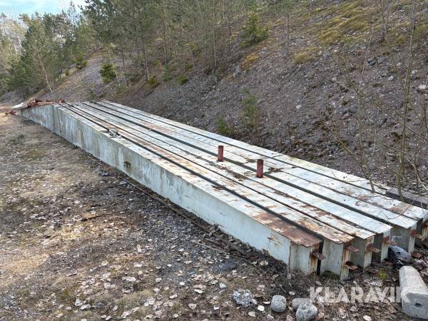 Komplett stålhallsstomme