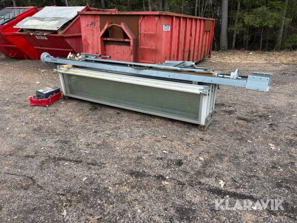 Takskjutport Hörmann 3000x3000 glas