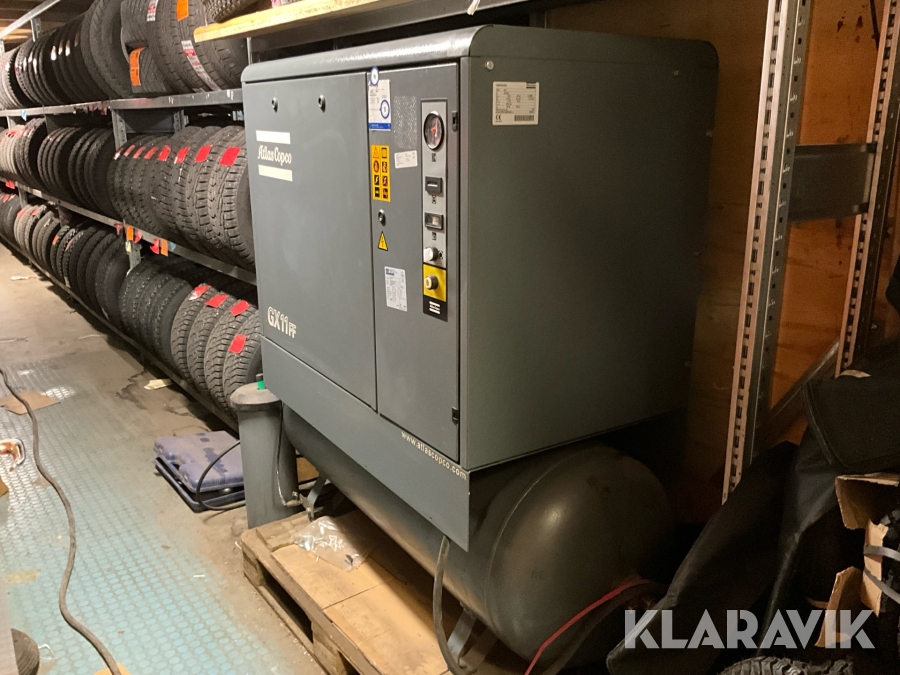 Skruvkompressor/Kompressor Atlas Copco GX11ff
