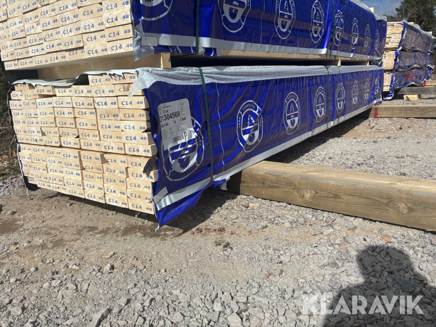 Virkespaket 45x145 4.8 m 384 lmp