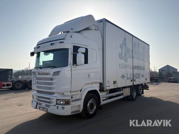 Lastbil Scania R520 med kylaggregat