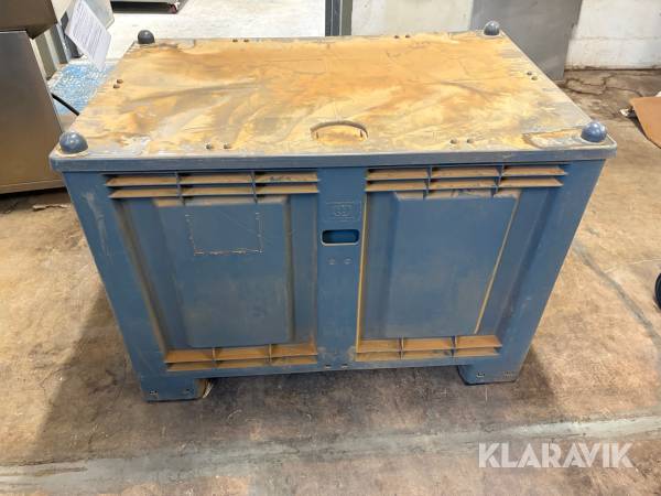 Plastlådor med lock Martini Alfredo Cargopallet 600 plus 10st