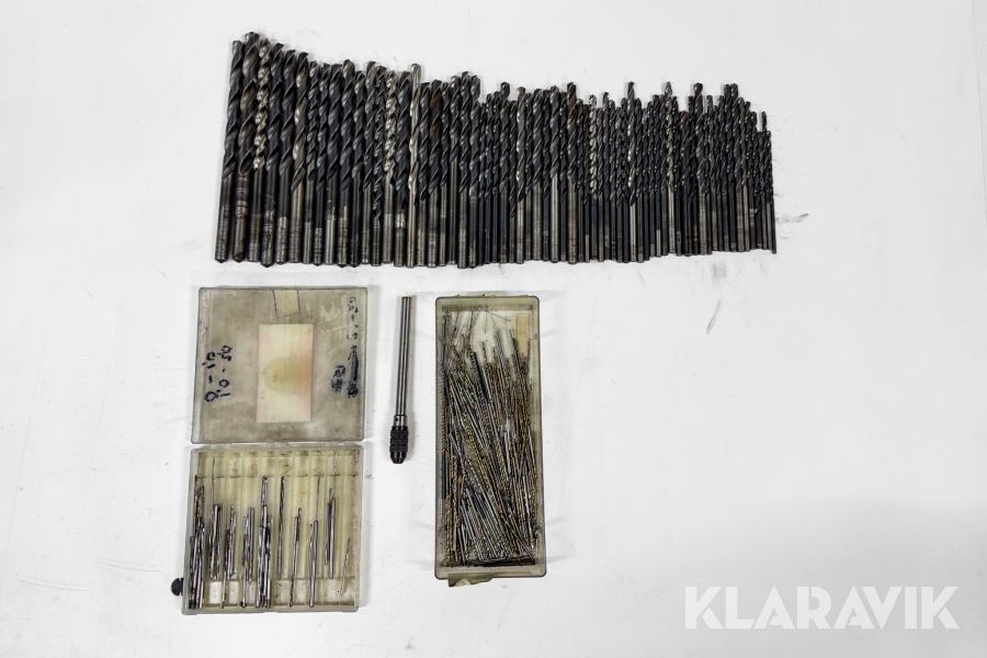 Spiralborr samt mikroborr i satser