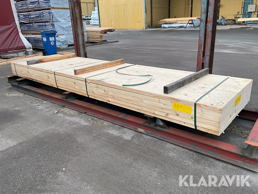 Virkespaket Hyvlat 45x120 243 Löpmeter