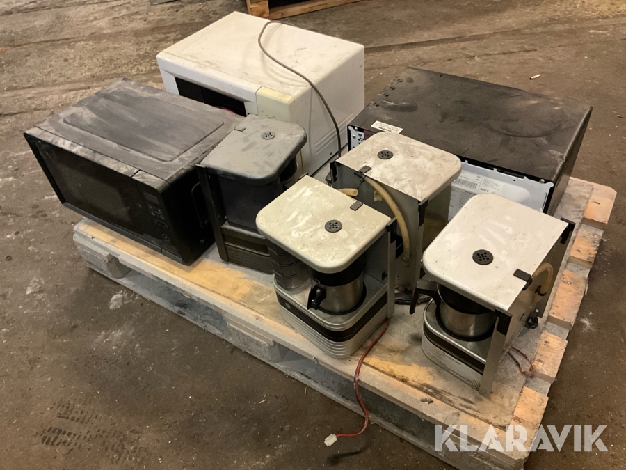 Kaffebryggare och Micro 4 + 3 st.