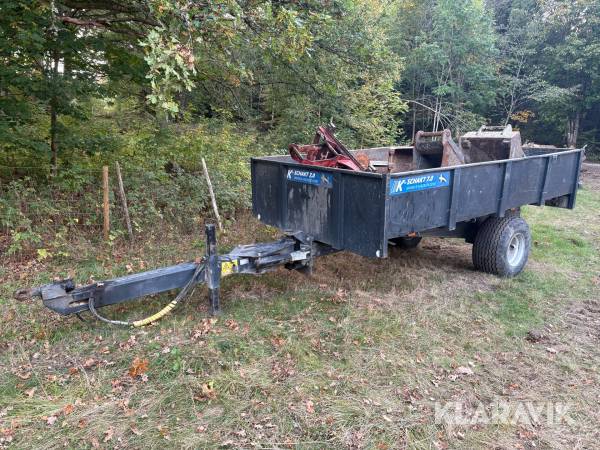 Schaktvagn K-vagnen K-schakt 7.0 ramstyrd