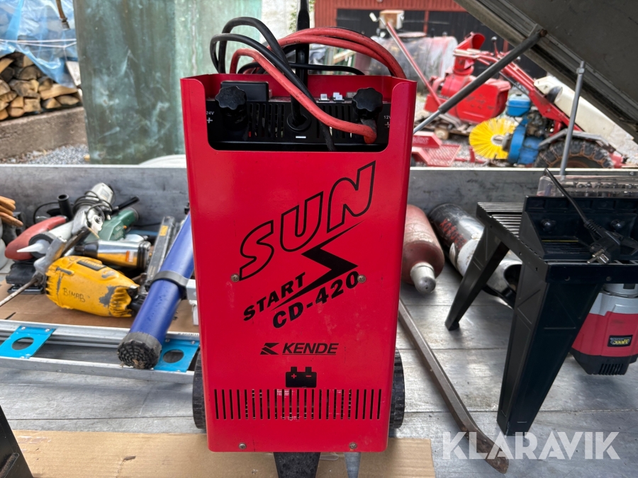 Batteriladdare med starthjälp Kende CD-420