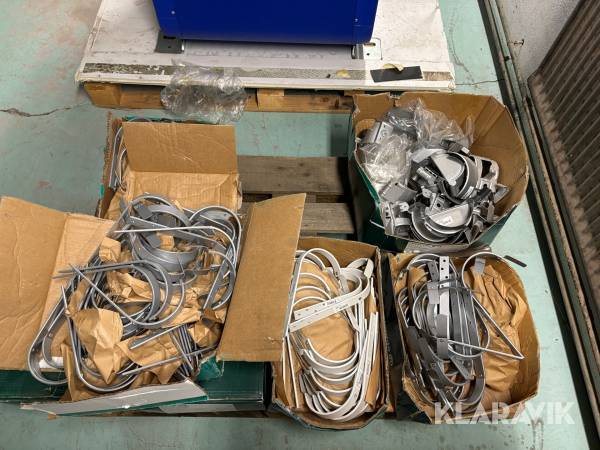 Krokar för rännor, större parti