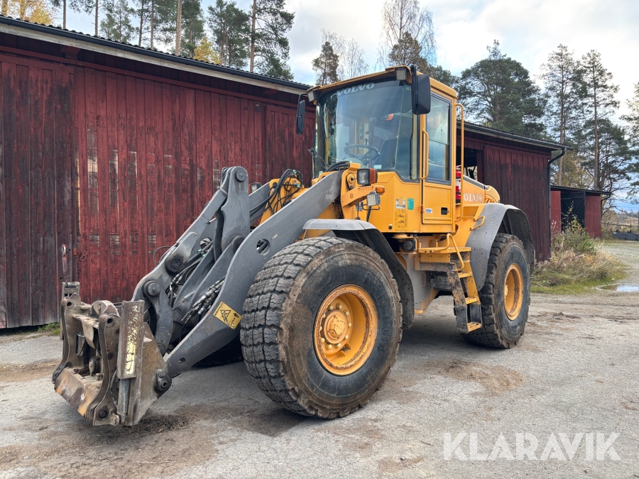 Hjullastare Volvo L60E med skevfäste