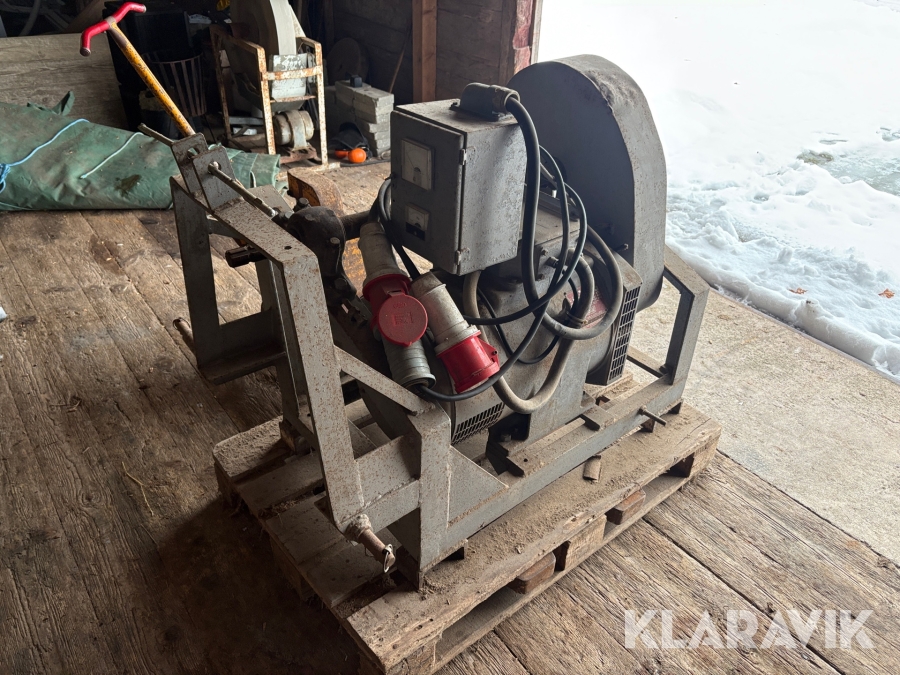 Generator Stamford 020B traktordrivet med Trepunktsfäste