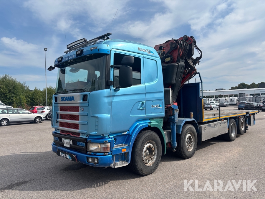 Kranbil Scania R124