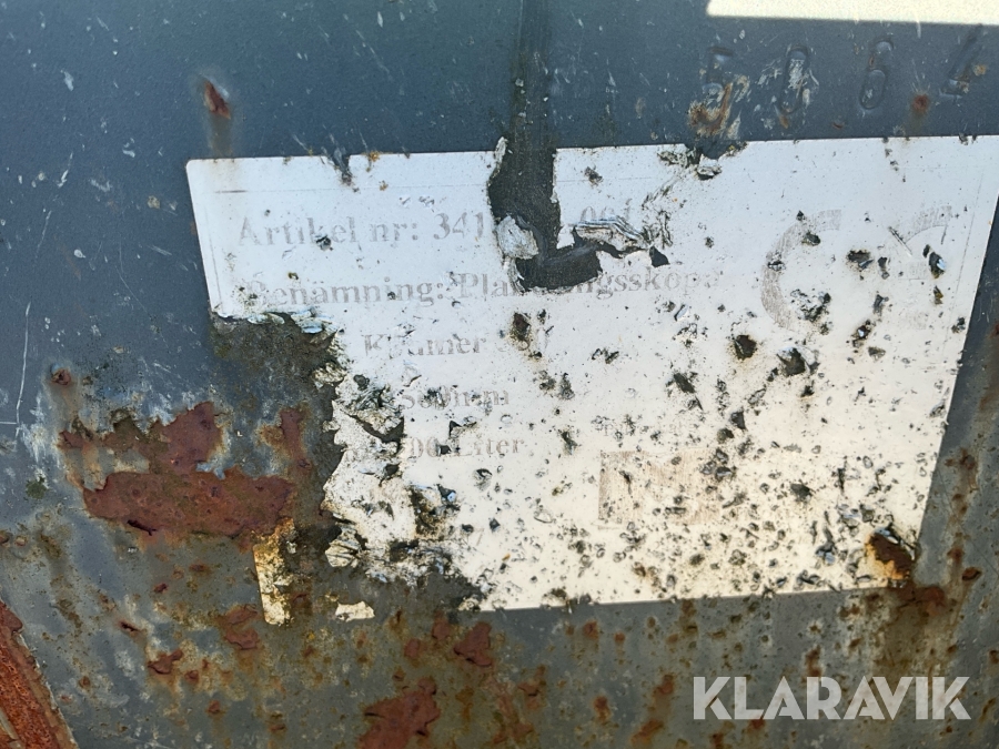 Planeringsskopa 1500mm med Kramerfäste