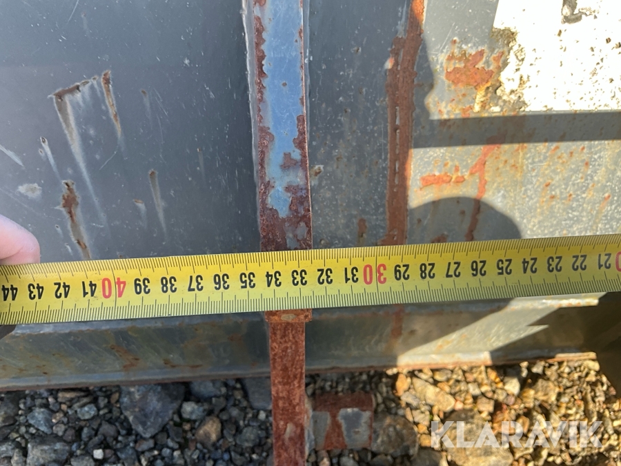 Planeringsskopa 1500mm med Kramerfäste