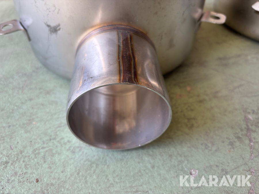 Rostfria brunnar 2st