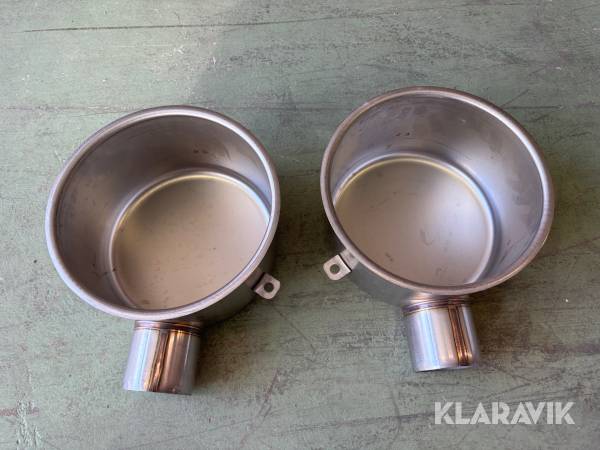 Rostfria brunnar 2st