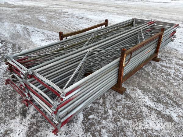 Dubbelräcke till modulställning 20st ringsystem