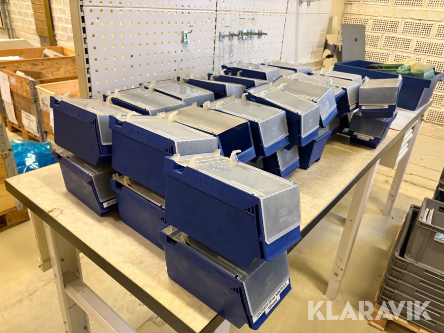 Förvaringslådor parti 36 st