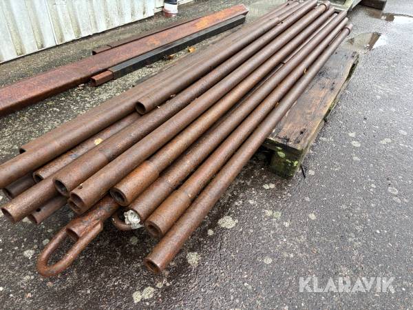 Järnstakar 62mm 19st