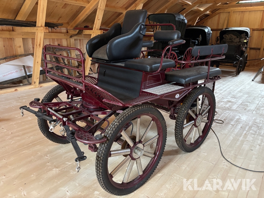 Maratonvagn Equus Driving & Equipment med parselar