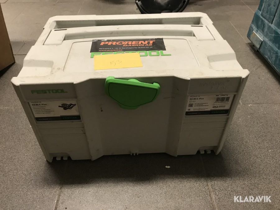 Renoveringsfräs Festool RG 80-E plus