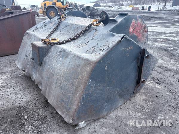 Referensvikt för lastmaskinsvåg