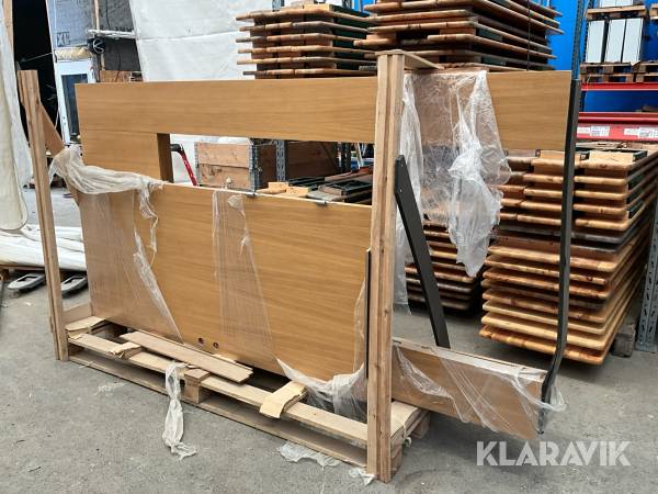 Dörrparti i ek 2700x1400mm ny
