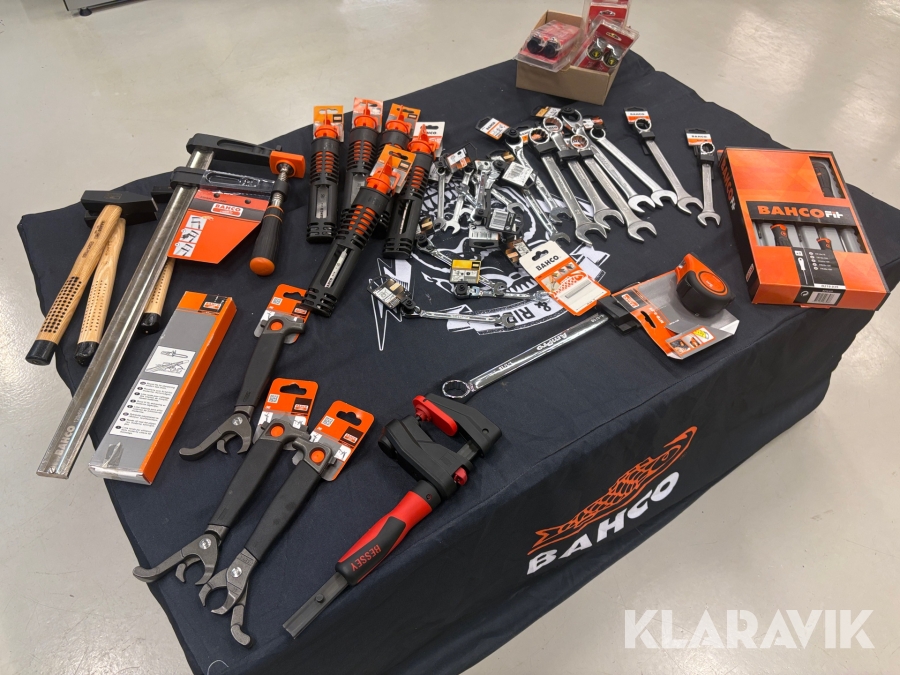 Parti med blandade verktyg Bahco