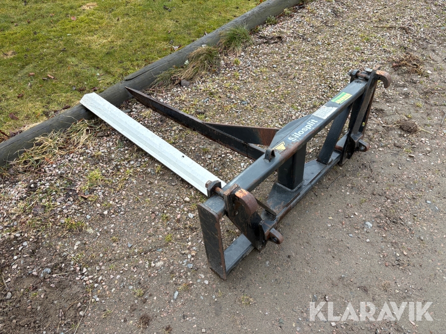 Balkniv/silosplit Quicke med Euro-fäste