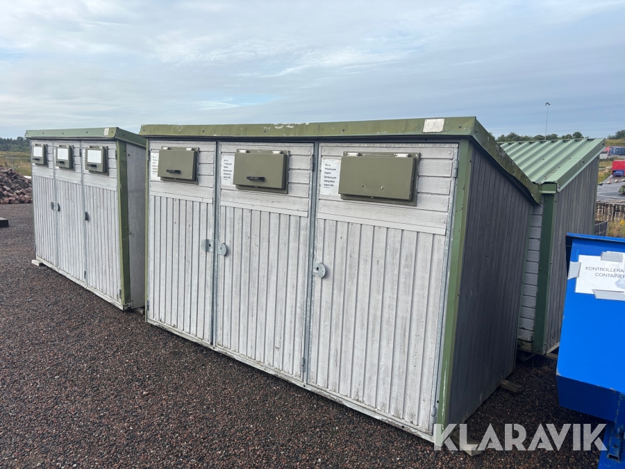 Kasetter för avfall/kärl 4st