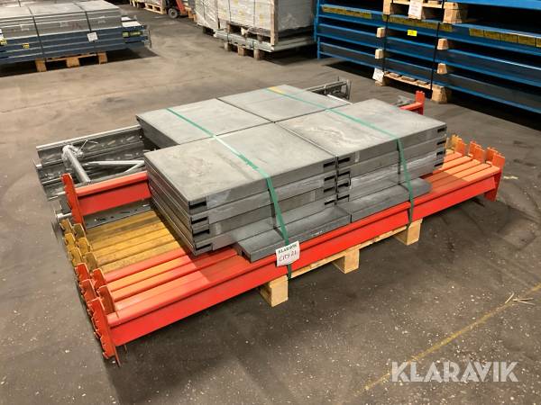 Pallställ med hyllplan City