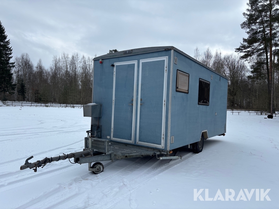 Arbetsbod Lyckselevagnen PVT-4 på hjul