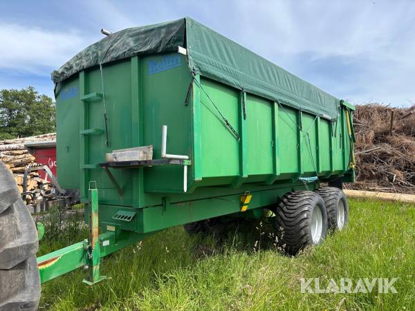 Tippvagn Kellfri DS160 boggie med kapell 20m3