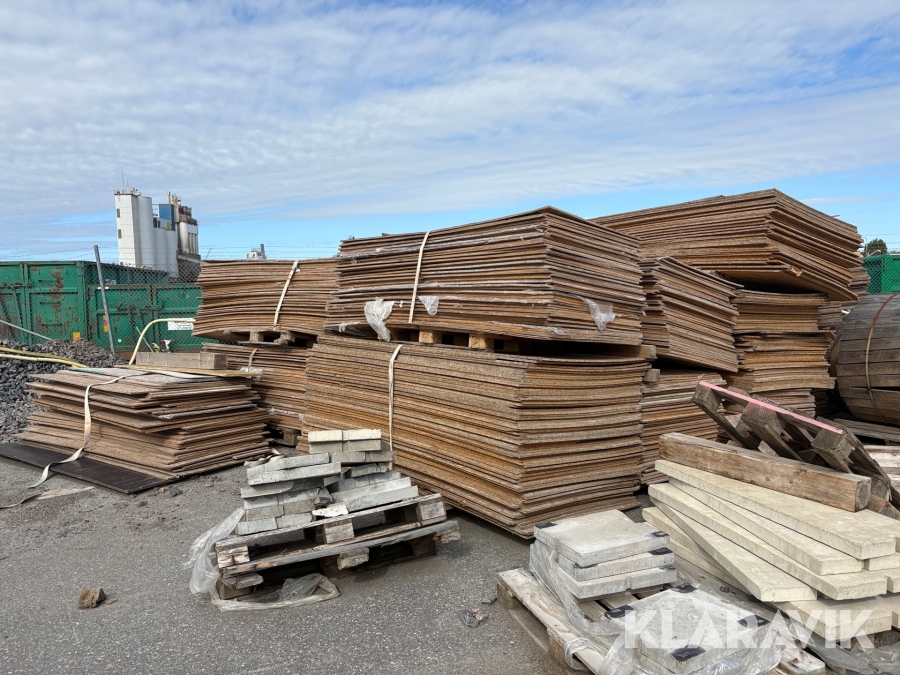 Plywood och OSB skivor ca 2000st