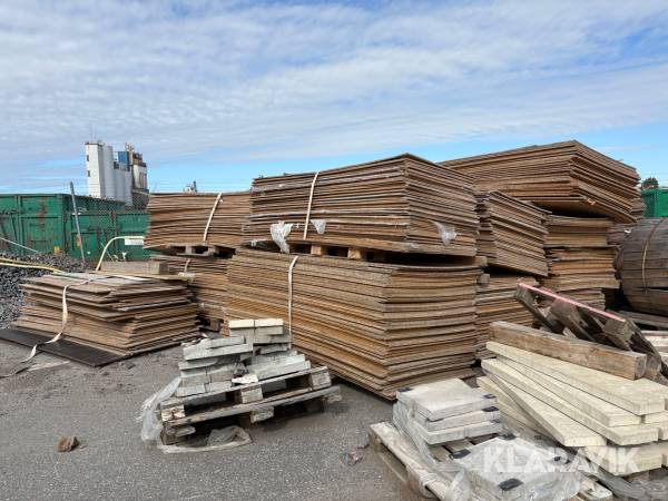Plywood och OSB skivor ca 2000st