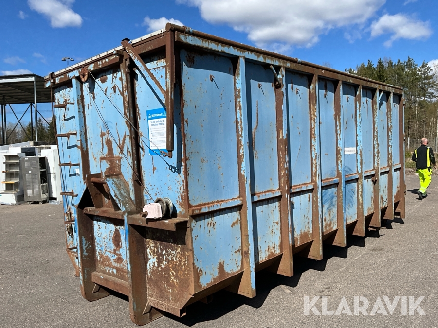 Lastväxlarcontainer 38kubik med lock