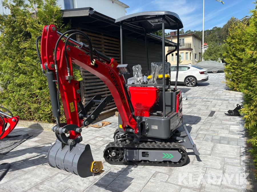Grävmaskin Longsheen LX12-9B 1.2 tons grävare