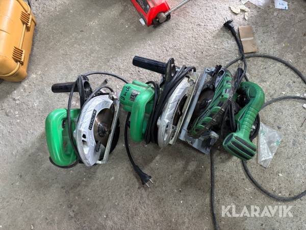 3 st cirkelsågar Hitachi