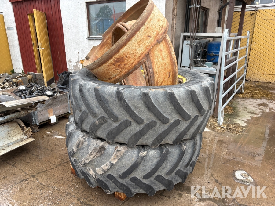 Dubbelmontage Goodyear 540/65 R38