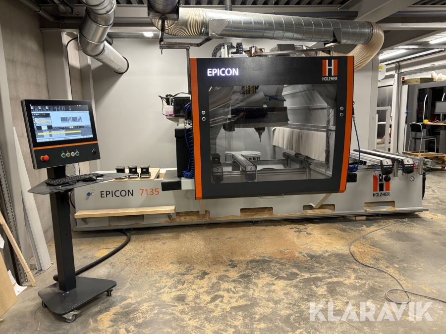 CNC-Bearbetningsmaskin Holzher Epicon 7135K