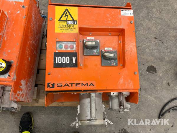 Riggskåp med mekanisk förregling Satema SU2242001