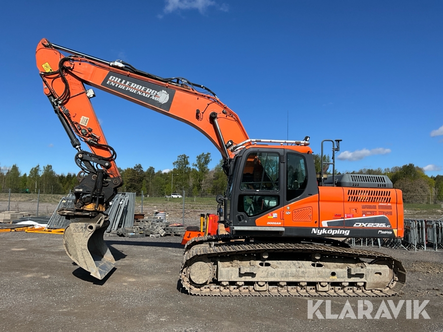 Grävmaskin Doosan DX235LC-5 Makin´3D/Tiltrotator/Skopor