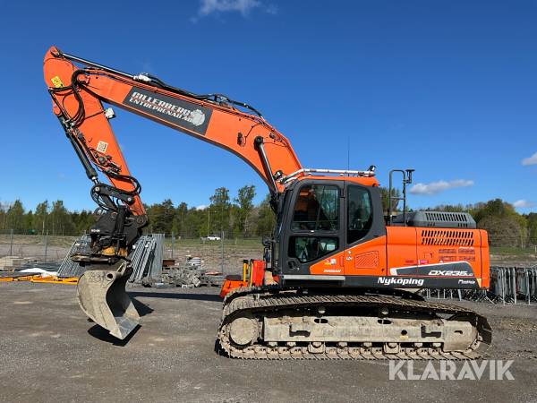 Grävmaskin Doosan DX235LC-5 Makin´3D/Tiltrotator/Skopor