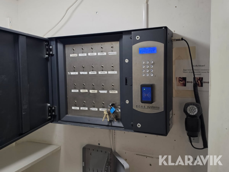 Nyckelskåp med alkolås Ecos Systems