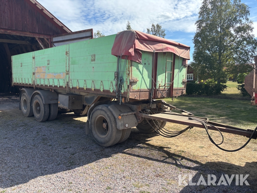Spannmålssläp Briab SB 3TT-26-75