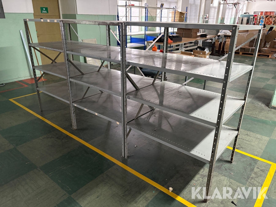 Lagerhyllor, 3st sektioner