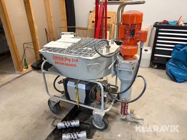 Putsspruta Brinkmann Estrich Boy D4