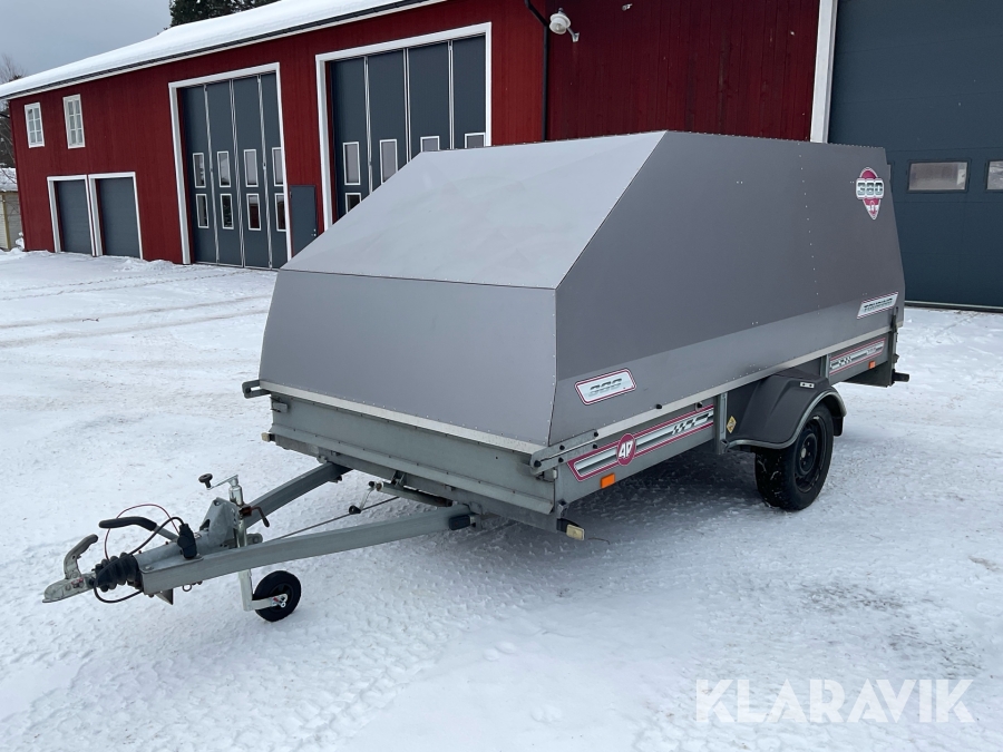 Släpvagn med kåpa Tiab 4P TOURING 380 TX