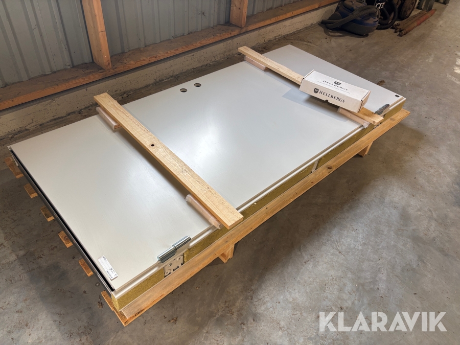 Branddörr Hellbergs HD200-1 10x21