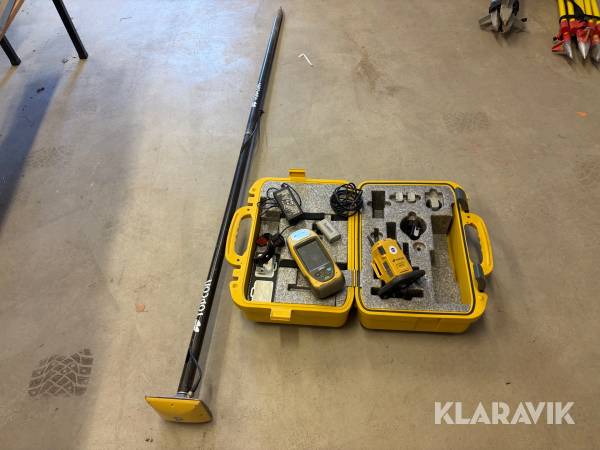 Laser 1 st, Handdator 1 st, mottagare GNSS 1 st Topcon RC-5/ GRS-1/ PG-AI