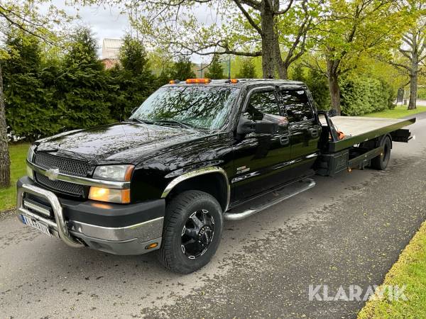 Biltransport Chevrolet 3500 Duramax Diesel/ Hydrauliskt tippbart flak